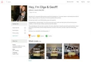 Learn from Olga's Experience: Air Bnb Profile