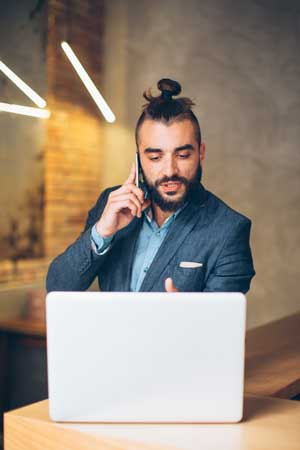 ManBun Millennial Entrepreneur