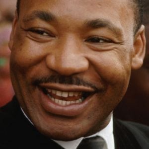 Martin Luther King Jr. smiling