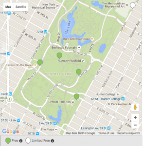 NYC central park wifi