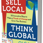 Sell Local Think Global by Olga Mizrahi Book Cover, digital marketing books