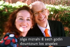 Olga Mizrahi and Seth Godin