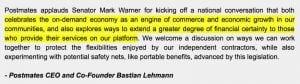 Gig Economy Friends with Benefits: Postmates CEO Bastian Lehmann