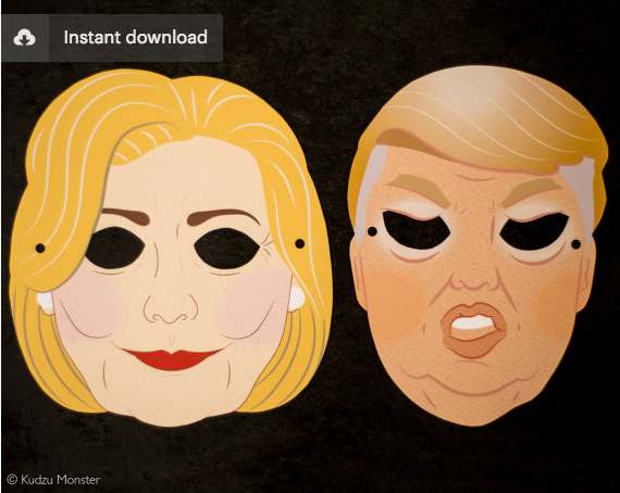 trump-hillary-etsy-mask